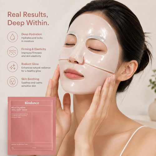 Biodance Bio-Collagen Real Deep Mask 4 Sheets Overnight Hydrogel Face K-Beauty